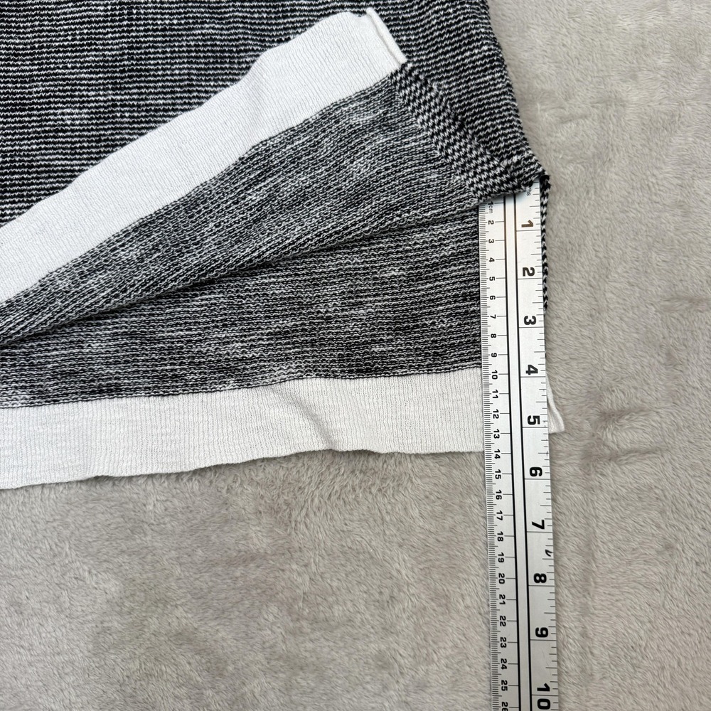 Eileen Fisher Sweater Tunic Womens L Gray Organic Linen Cotton Knit Minimalist - Picture 7 of 8